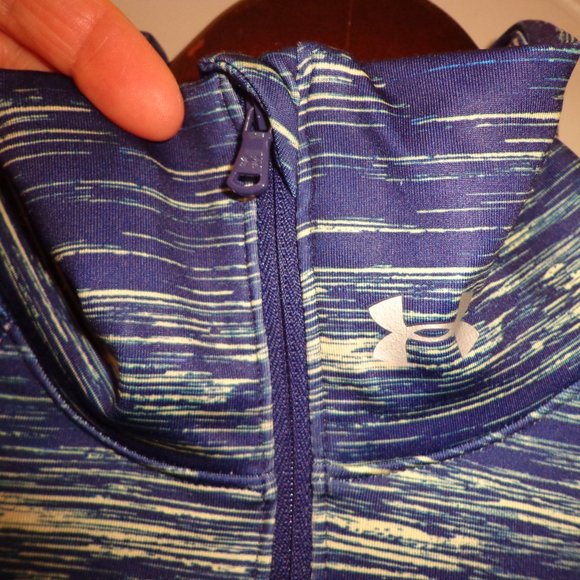 New Under Armour Wm's Coldgear Cozy Printed 1/2 Zip Shirt S - Picture 4 of 14